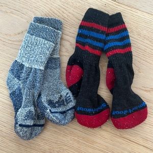 Kids Small Smart wool and REI wool socks